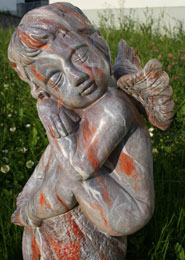 Figur in Salome, türkischer Marmor Marmorierte Figur