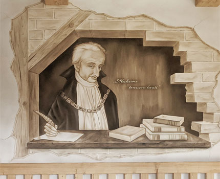 Historisches Wandbild, Motiv: Portrait von Graf von Montgelas